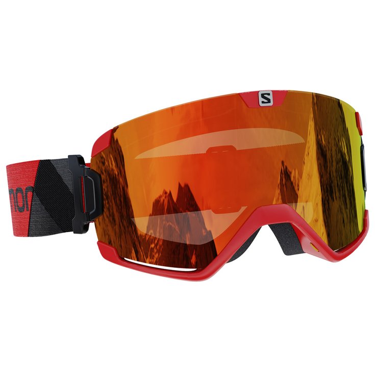 Salomon Masque de Ski Goggles Cosmic Red/Univ. Mid R Red Présentation