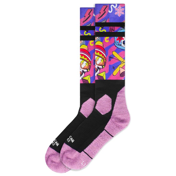 American Socks Socks Knee High Snow Retro Blizzard Overview