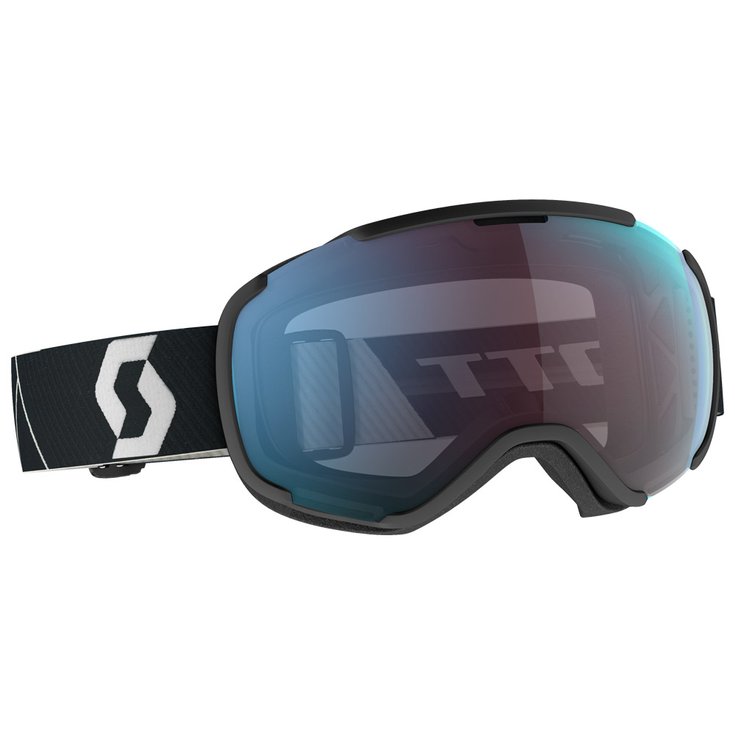 Scott Masque de Ski Faze II Mountain Black Enhancer Blue Chrome 