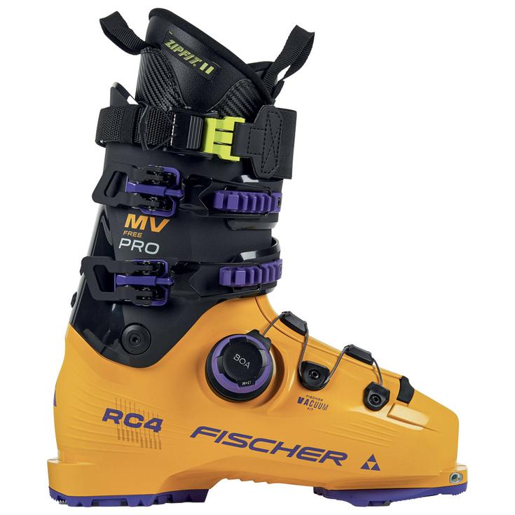 Fischer Skischoenen Rc4 Free Pro Mv Vac Boa Gw Mango Carbon Voorstelling