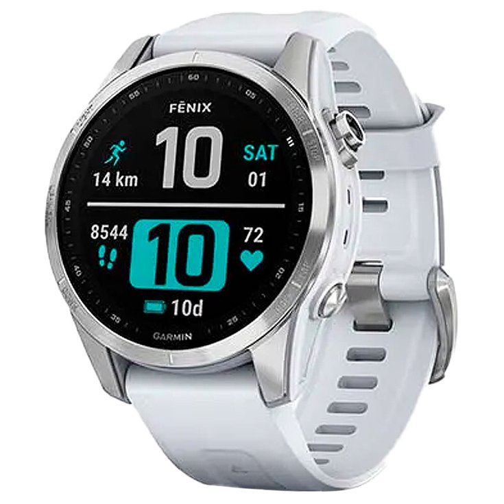 Garmin GPS watch Fenix 7S White Testone Band Overview