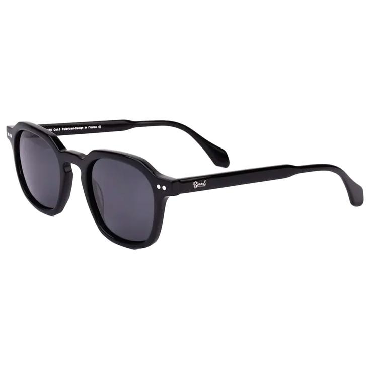 Binocle Eyewear Occhiali da sole Cancun Shiny Black Gradient Grey Polarized Presentazione