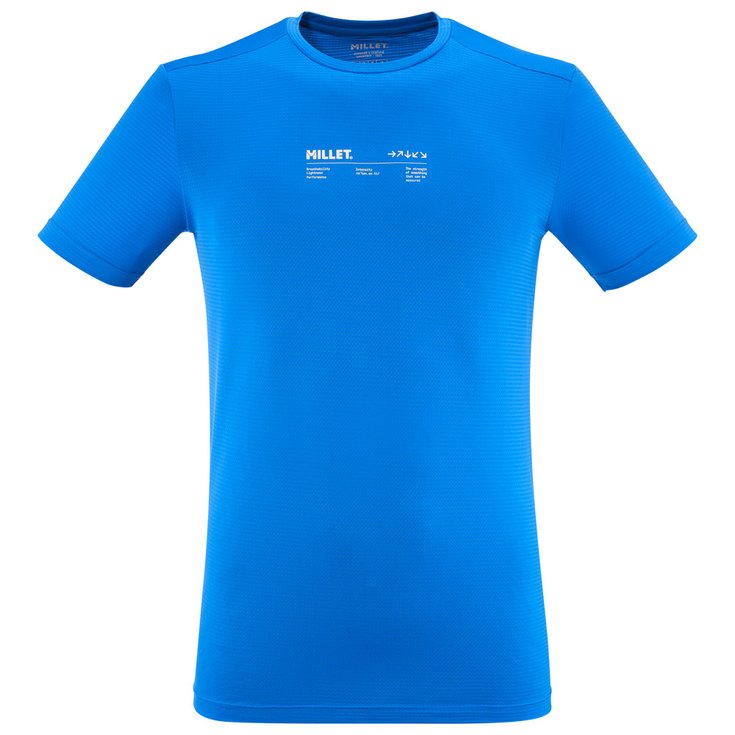 Millet Intense Essential Tee Shirt Short Sleeve M Icon Blue 