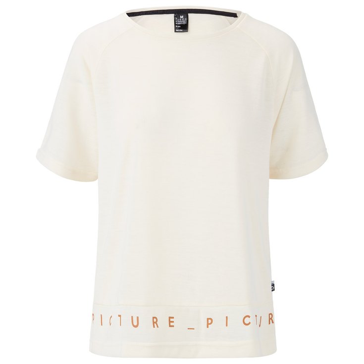Picture Tee-shirt de trail Novita Urban Tech Smoke White Overview