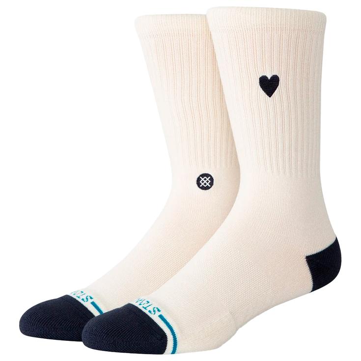 Stance Socks Women Crew Sock Heart Canvas Overview