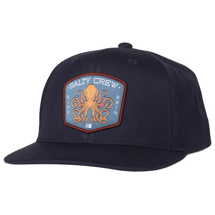 Salty Crew Casquettes Tako Club Snapback Navy Présentation