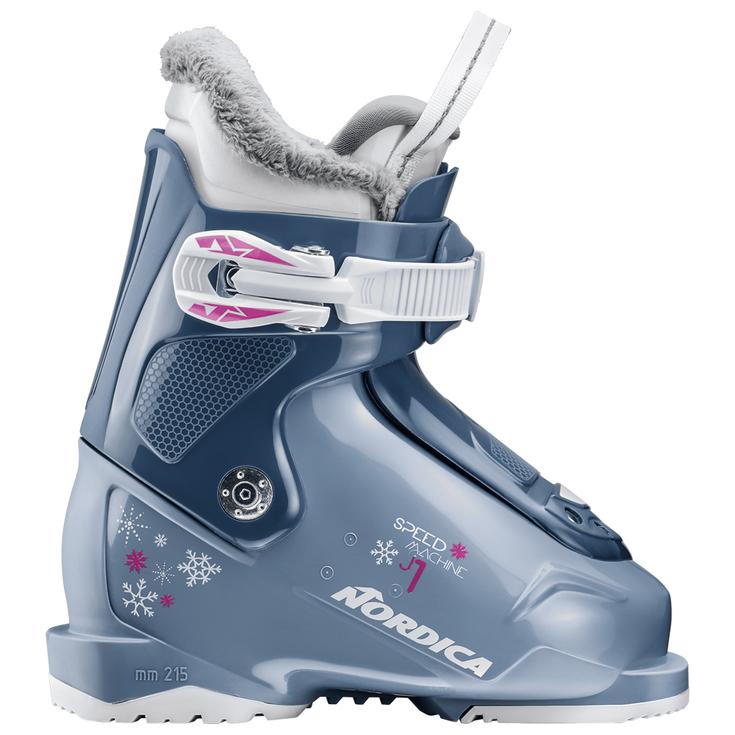 Nordica Skischuh Speedmachine J 1 Blue Light Blue Fuchsia Präsentation