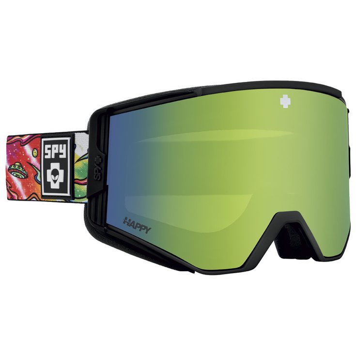 Spy Masque de Ski Ace Cosmic Attack Multi Appy Ll Yellow With Green Spec Voorstelling