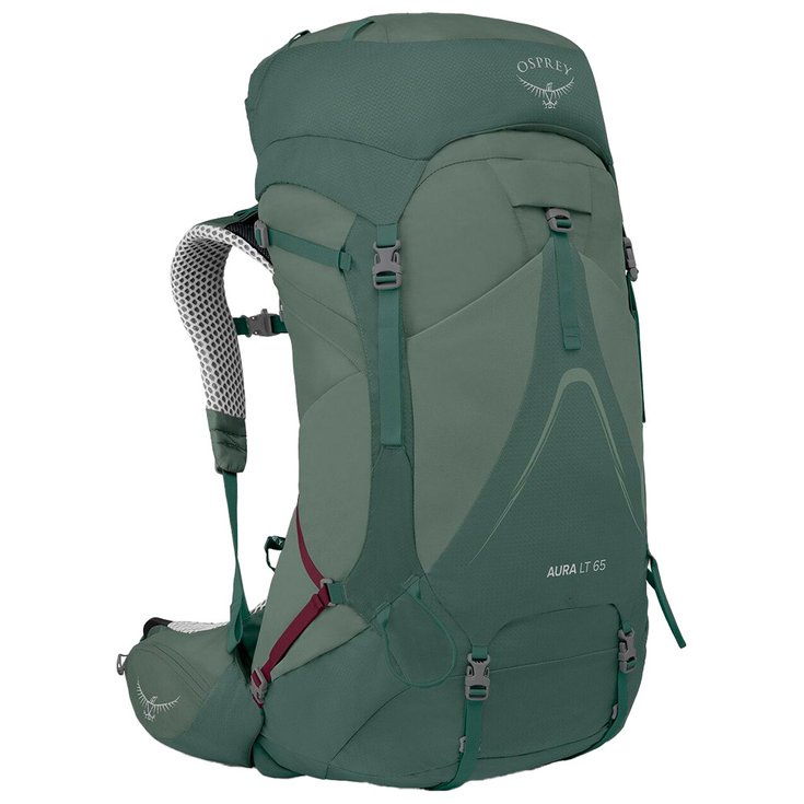 Osprey Backpack Aura Ag Lt 65 Koseret/Darjeeling Spring Green Overview