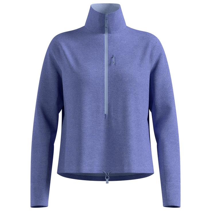 Odlo Fleece Grid Fleece W's Blue Heron Melange Präsentation