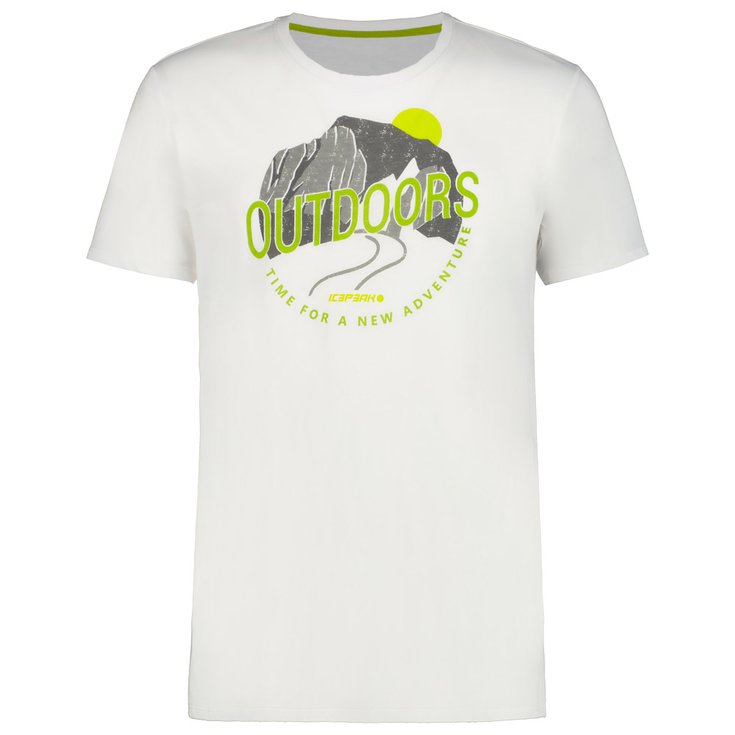Icepeak Wander-T-Shirt Beeville Blanc Optique Präsentation