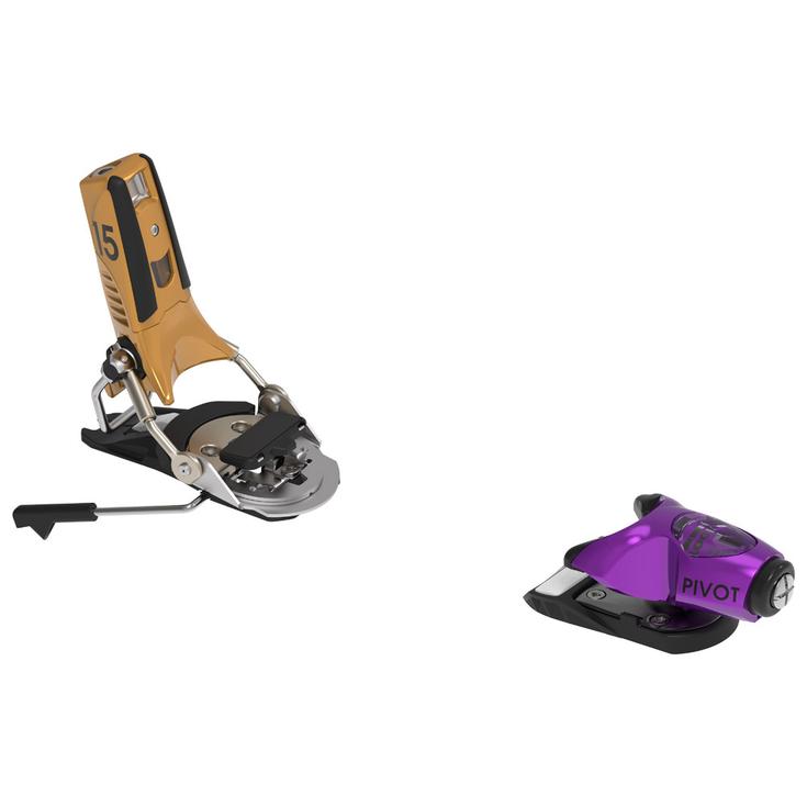 Look Binding ski Pivot 2.0 15 Gw B95 Purple Gold Voorstelling