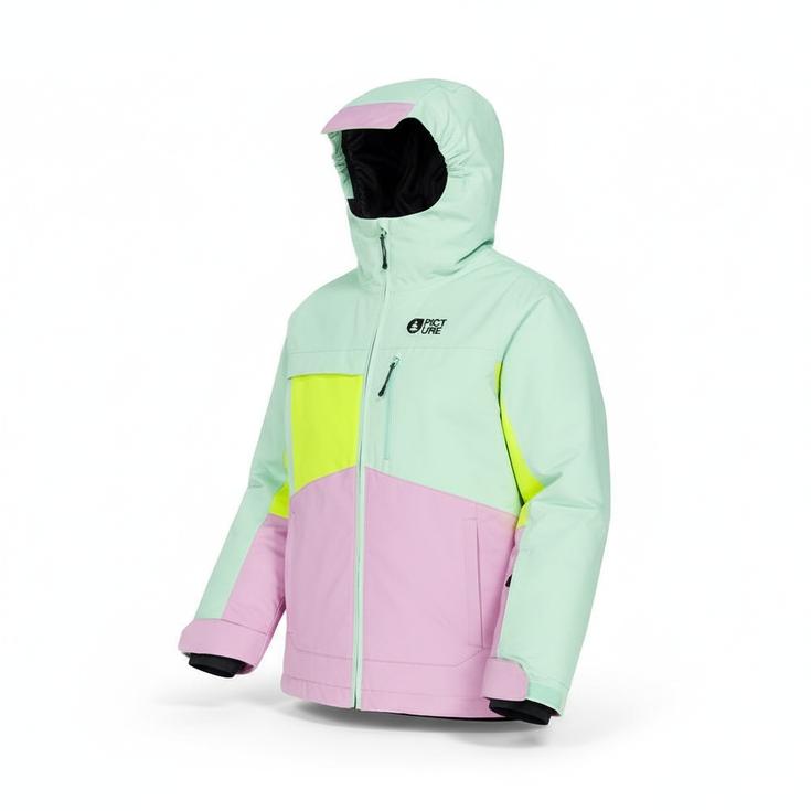 Picture Blouson Ski Kamelya Silt Green Orchid Acid Présentation