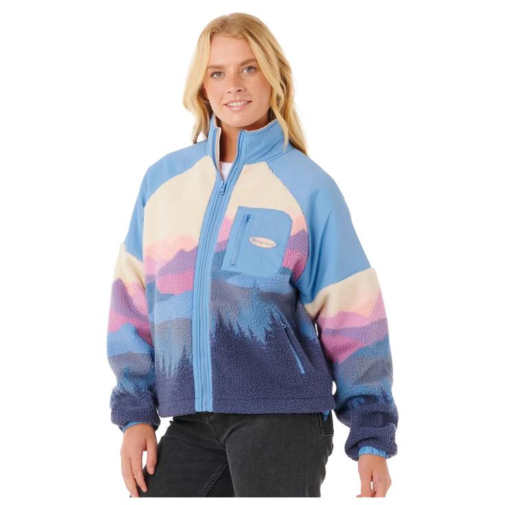 Rip Curl Polar Oceanic Anti Series Zip Through Polar Multico Presentación