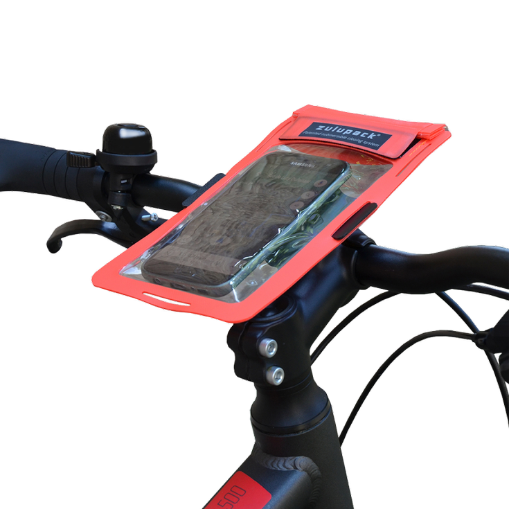 Zulupack Waterproof pouch Twist & Ride Orange Fluo Overview