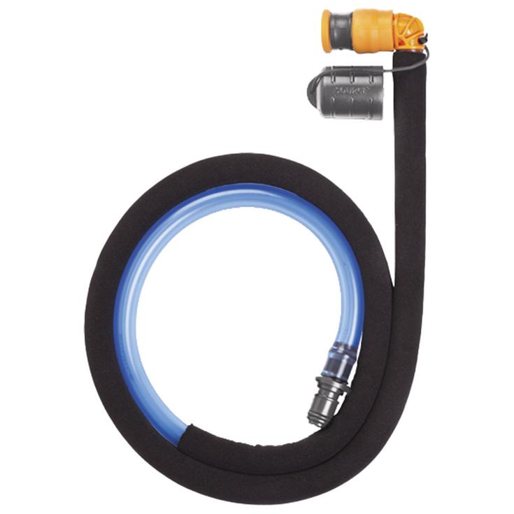 Source Kit tubo de bolsa hidratación Winter Tube Kit Black Translucide Blue Presentación