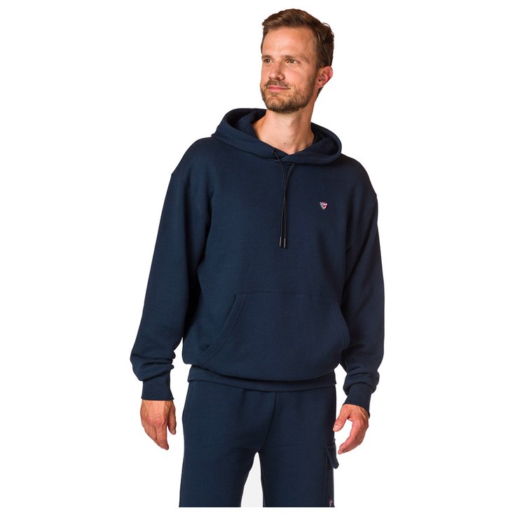 Rossignol Sweat Comfy Hoodie Dark Navy Overview