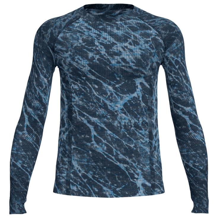 Odlo Intimo Tecnico Performance Warm Blackcomb Dark Sapphire Presentazione
