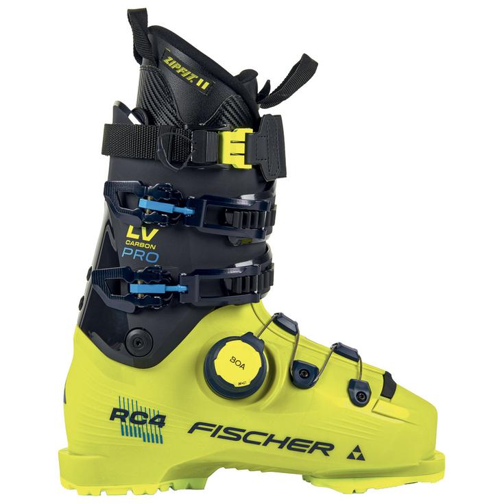 Fischer Botas de esquí Rc4 Carbon Pro Lv Boa Zf Cfc Gw Yellow Carbon Presentación