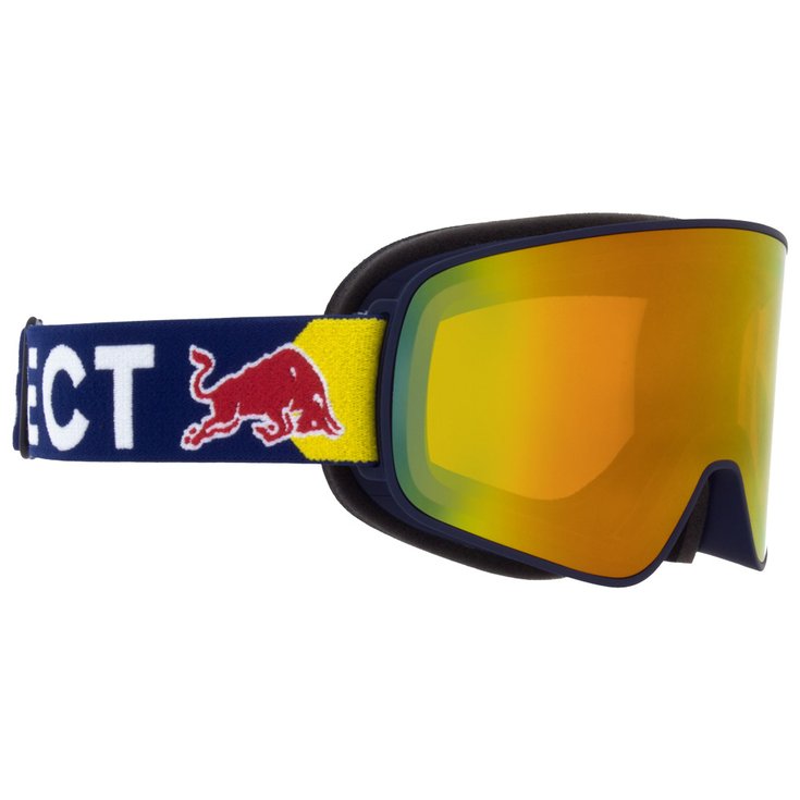 Red Bull Spect Máscaras Rush Matt Blue Orange Red Mirror Presentación