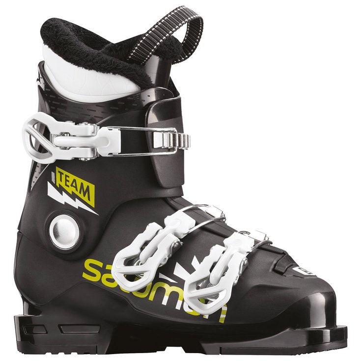 Salomon Chaussures de Ski Team T3 Black Acid Green White Présentation
