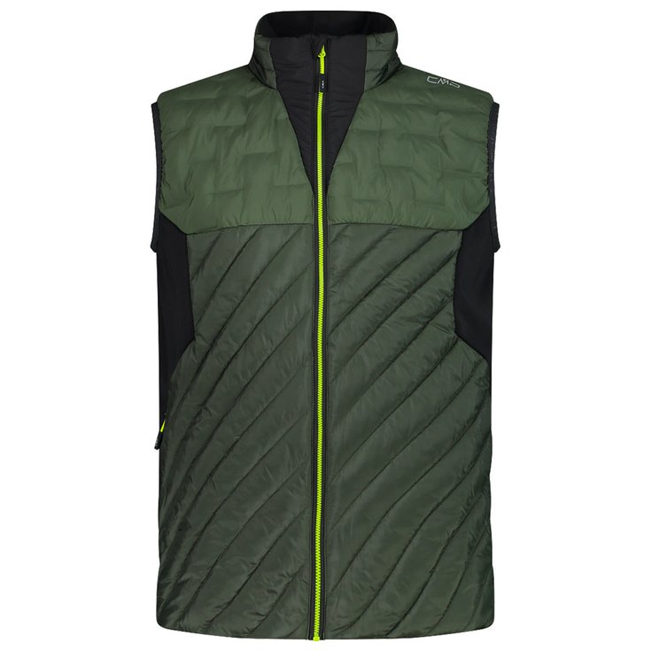 CMP Sleeveless vest Man Vest Hybrid Oil Green Overview