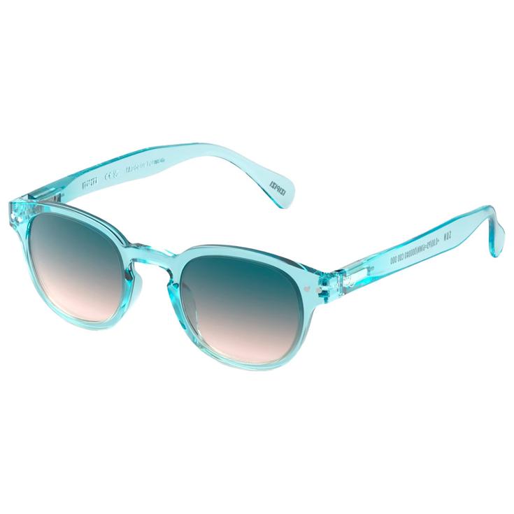 Izipizi Zonnebrillen Sun #C Turquoise Stone Blue Gradient Polarized Voorstelling