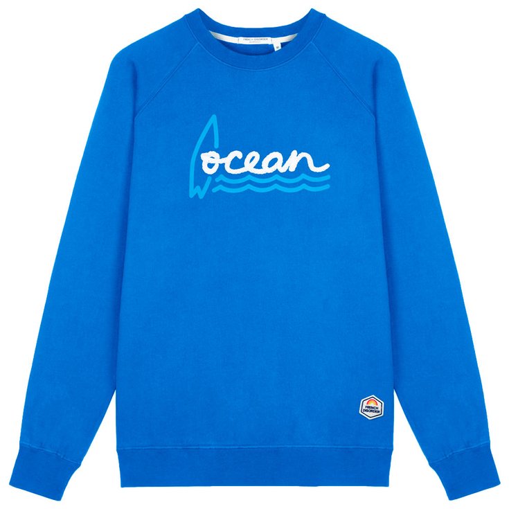 French Disorder Sweaters Clyde Ocean Imperial Blue Voorstelling