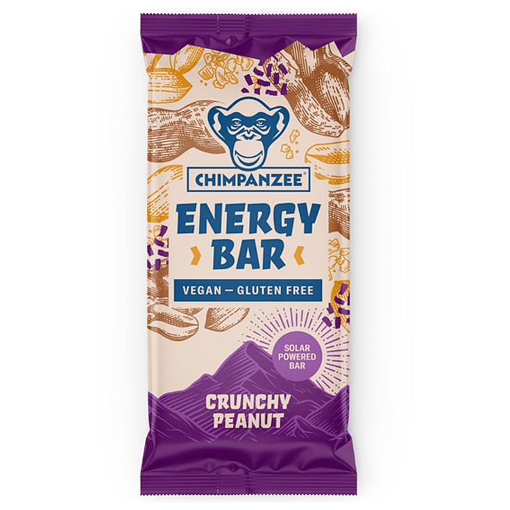 Chimpanzee Energiereep Energy Bars 55g Cacahuète Croquantes Voorstelling