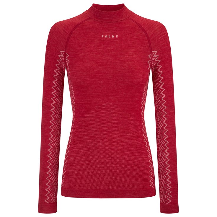 Falke Wool Tech Longsleeved Shirt Trend W Red 