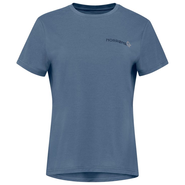 Norrona Wandel T-shirt Femund Tech T Shirt W Vintage Indigo Voorstelling