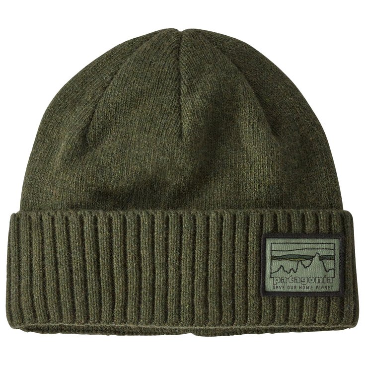 Patagonia Beanies Brodeo Beanie 73 Skyline Industrial Green Overview