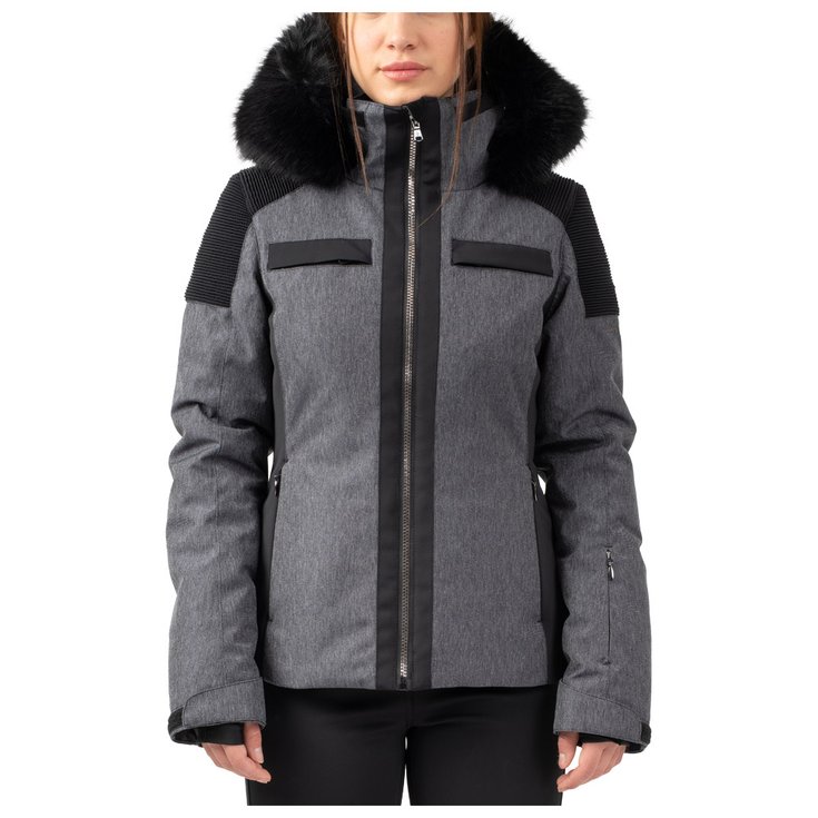 Sun Valley Skijacke Kenata Noir Denim Präsentation