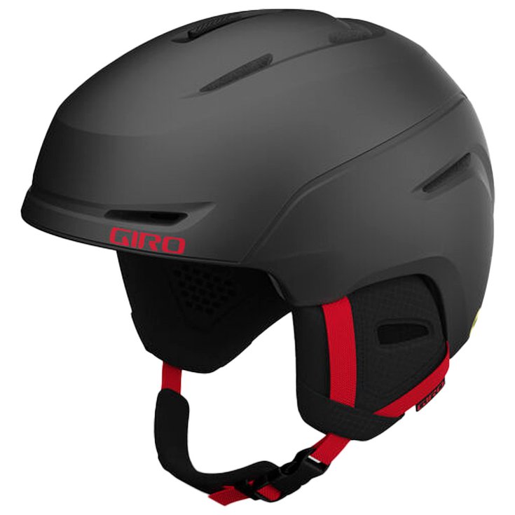 Giro Helmet Neo Junior Mips Matte Graphite Bright Red Overview