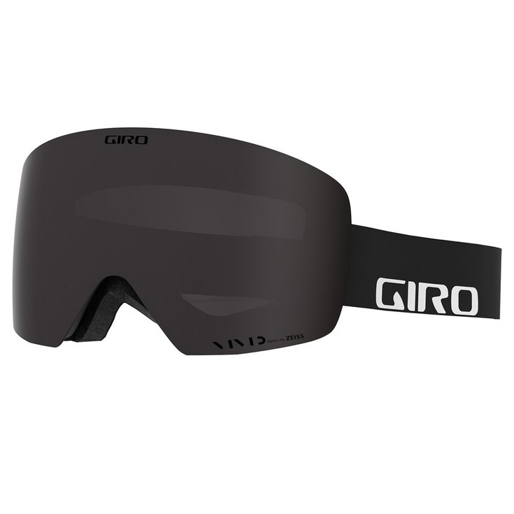 Giro Masque de Ski Contour Black Wordmark Vivid Smoke + Vivid Infrared - Sans Présentation