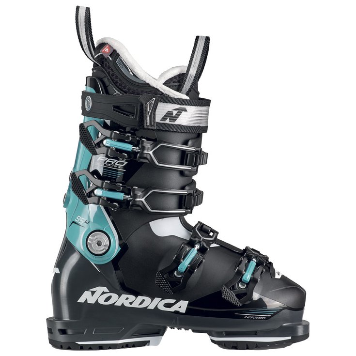 Nordica Skischoenen Pro Machine 95 W Gw Black Anthracite Blue Voorstelling
