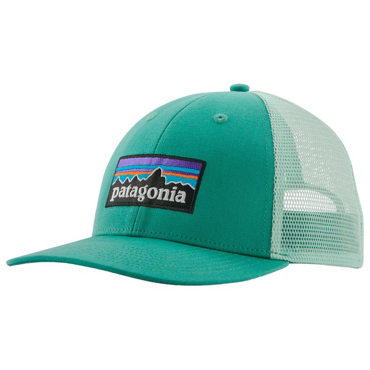 Patagonia Casquettes P-6 Logo Lopro Trucker Hat Heartleaf Green Présentation