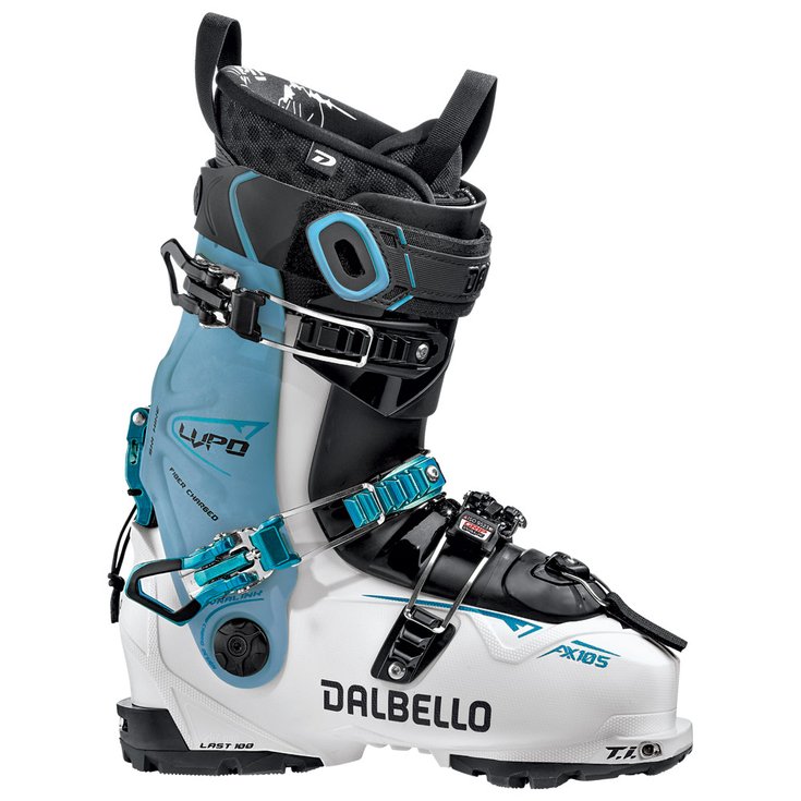 Dalbello Chaussures de Ski Lupo Ax 105 W Ls White Blue Cyan Profil