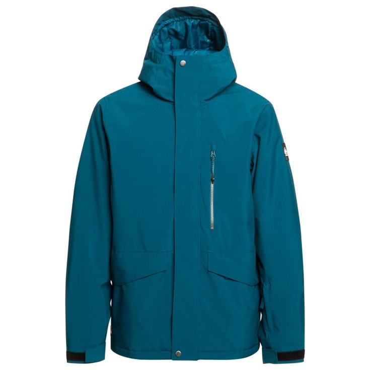Quiksilver Ski Jacket Mission Solid Majolica Blue Overview
