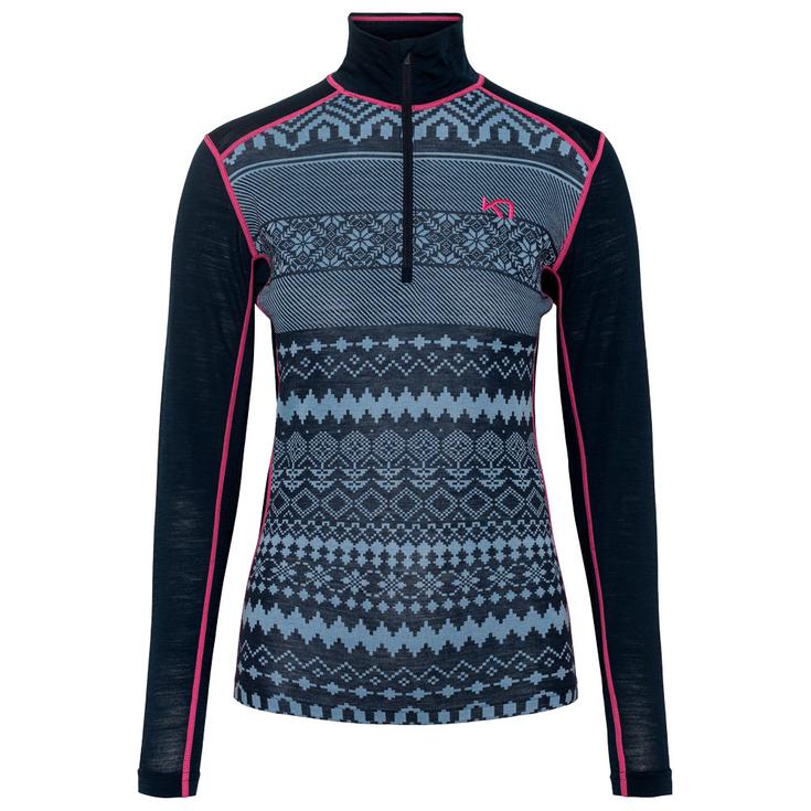 Kari Traa Live Half Zip W Dark Navy Blue 