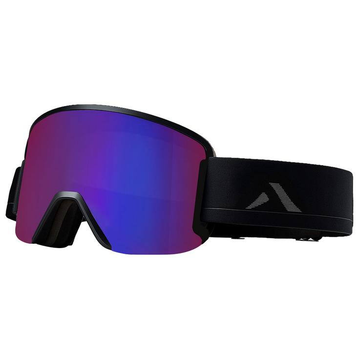 Altitude Eyewear Goggles Skald Matt Black Revo Purple Red Overview