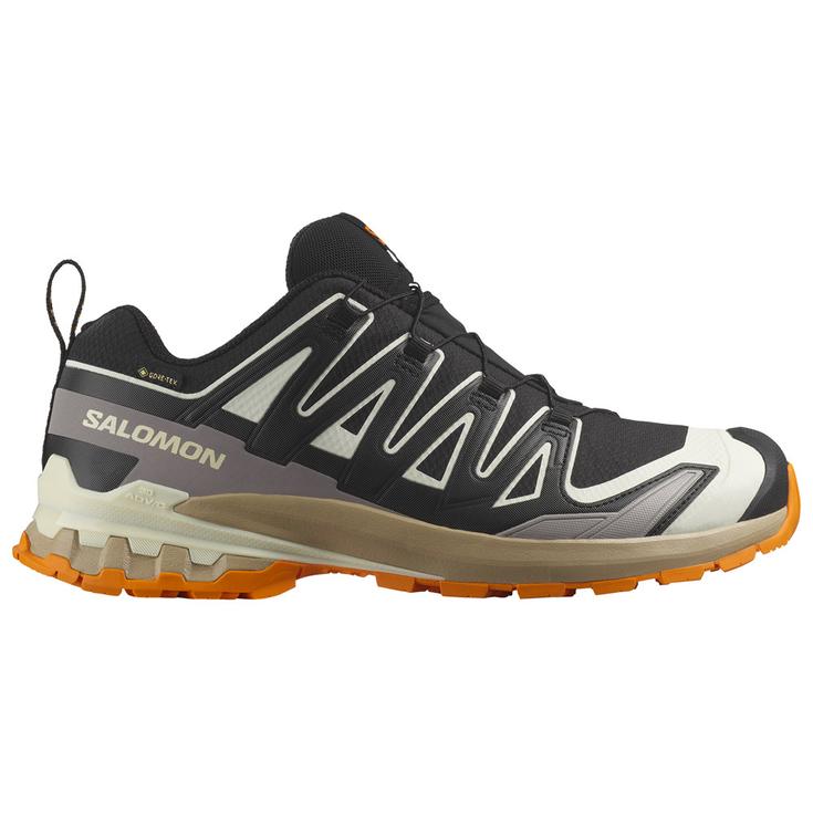 Salomon Botas de trail Xa Pro 3D V9 Gore-Tex Black Vanilla Ice Turmeric Presentación