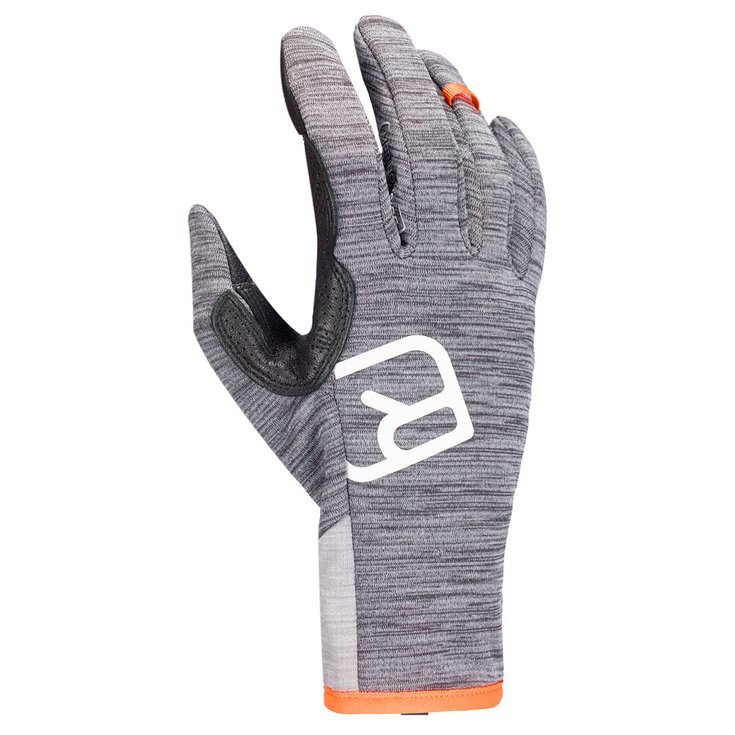 Ortovox Handschoenen Fleece Light Glove Men Dark Grey Blend Voorstelling