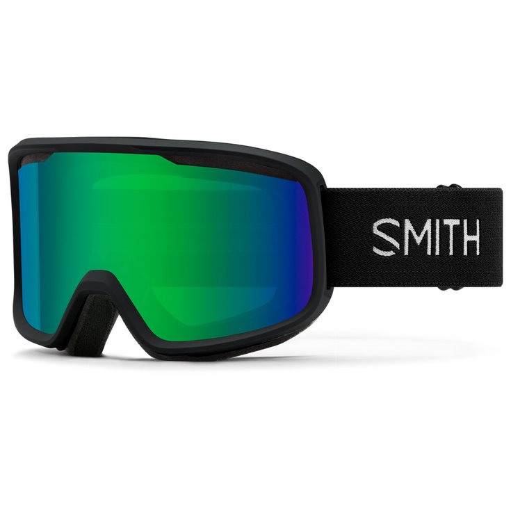 Smith Skibrillen Frontier Black Green Sol-x Mirror Voorstelling
