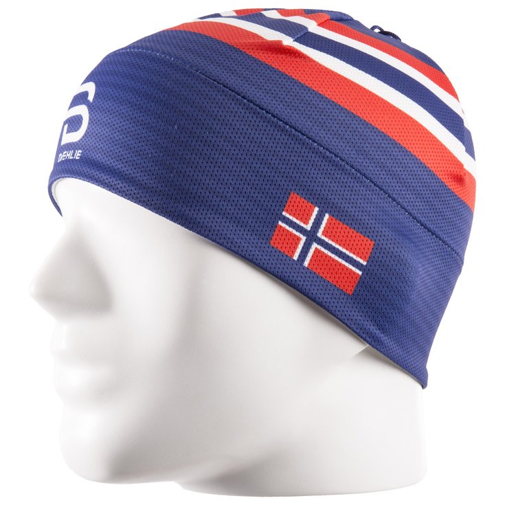 Bjorn Daehlie Mutsen noordse ski Mesh Norwegian Flag Voorstelling