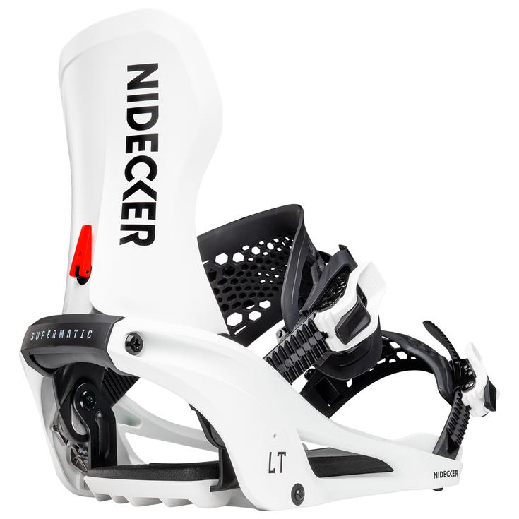 Nidecker Fijaciones snowboard Supermatic Lt White Presentación
