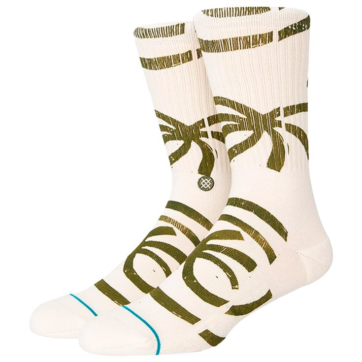 Stance Chaussettes Crew Sock Twisted Offwhite Overview