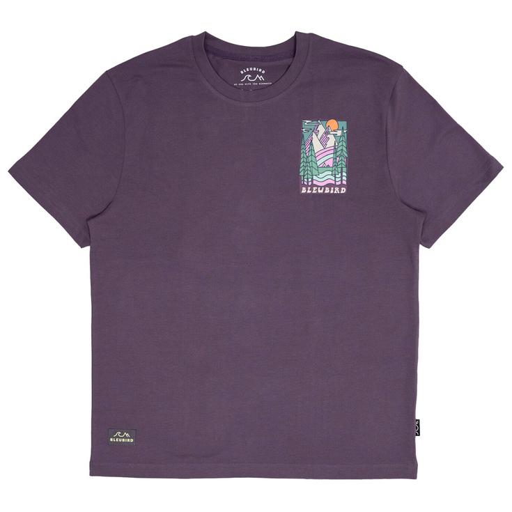 Bleubird T-Shirt Trailhead Cropped Plum Präsentation