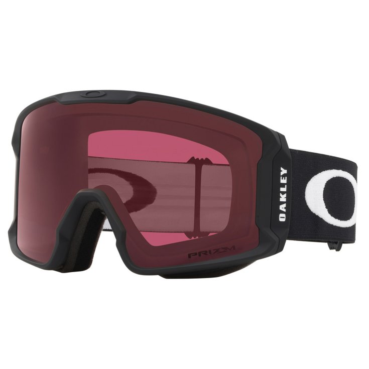 Oakley Masque de Ski Line Miner Matte Black Prizm Dark Grey Présentation