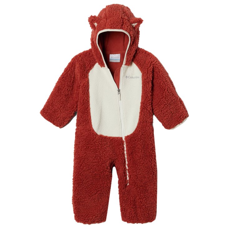 Columbia Overalls Foxy Baby Sherpa Bunting Warp Red Voorstelling